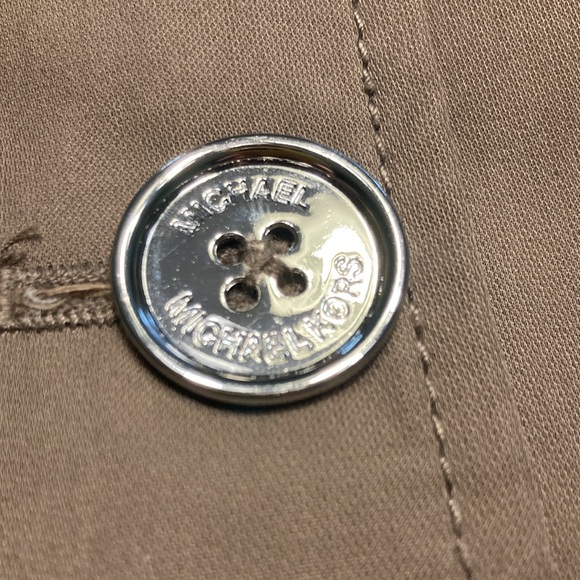 Michael Kors Taupe Brown Rain Trench Jacket Coat - Picture 9 of 12